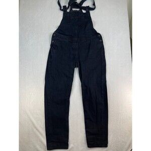 Asos Denim Overalls Womens Size 12 Jean With Tie Straps Black Jumper